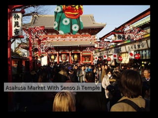 Asakusa Market With Senso Ji Temple 