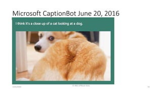 Microsoft CaptionBot June 20, 2016
7/25/2020
© IBM UPWard 2016
54
 