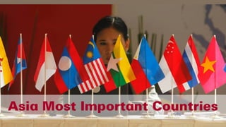 Asia Most Important Countries
 