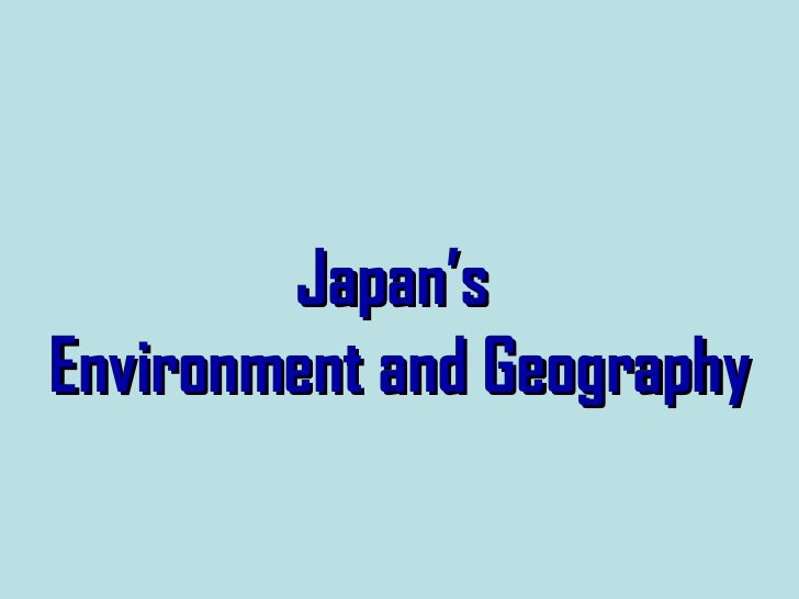 Japan environment
