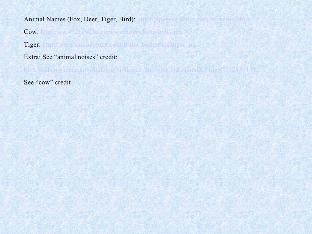 Japanese Animal Names