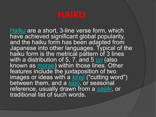 Japanese literature | PPTX