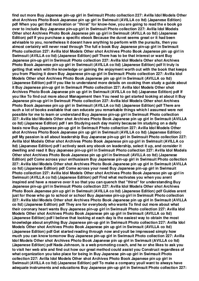 Download PDF⚡ Japanese pinup girl in Swimsuit Photo collection 227