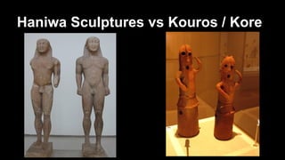 Haniwa Sculptures vs Kouros / Kore

 