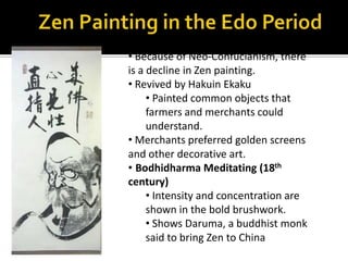 Edo Period (1615-1868)1615 marks the rise of a new Shogun from the Tokugawa family.