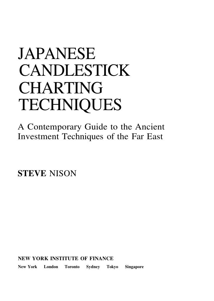 Steve Nison Candlestick Charting