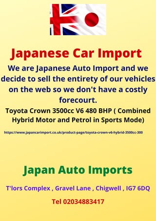 Japanese car import | PDF | Green Vehicles | Auto Type