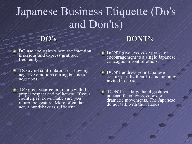 business culture in japan