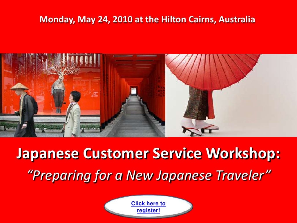 Japanese Customer Service May 24, 2010, Hilton Cairns, Australia