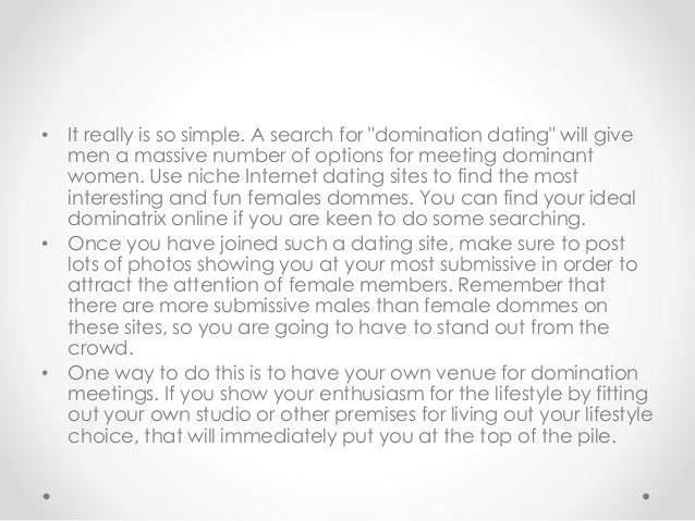 how to meet dominant women how to meet dominant women