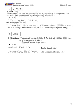 Japanese elementary 1_grammar_explanation | PDF