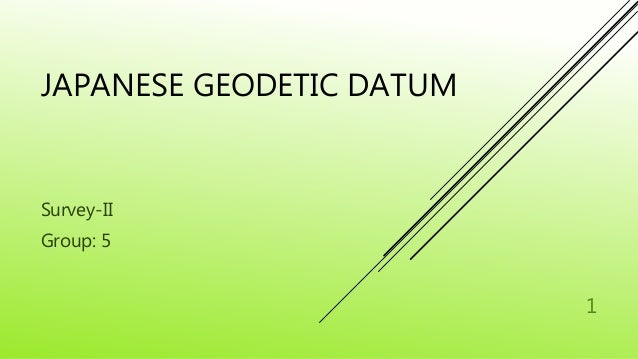 geodetic datum