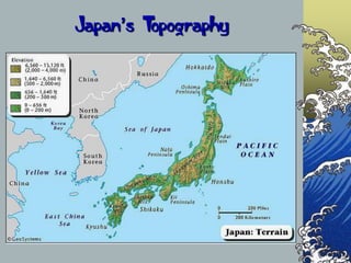 Japan’s Topography<br />