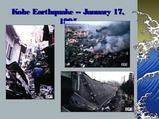 Kobe Earthquake -- January 17,Kobe Earthquake -- January 17,
19951995
 