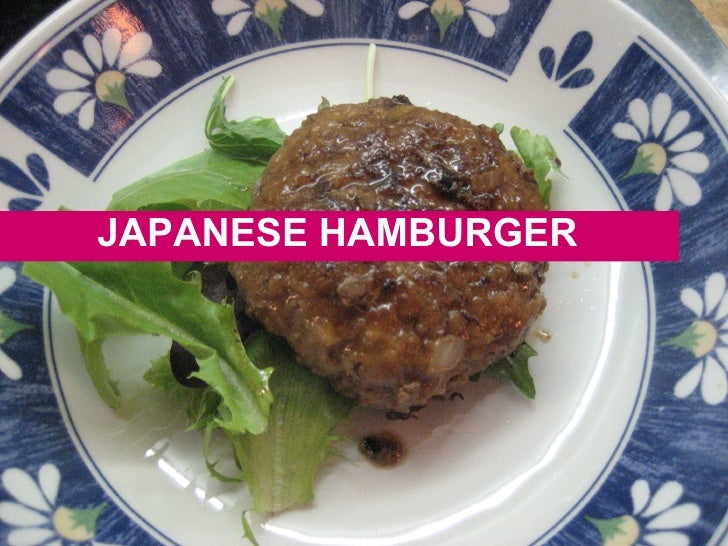 Japanese Hamburger Recipe