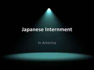 Japanese Internment In America 