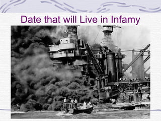 Date that will Live in Infamy
 