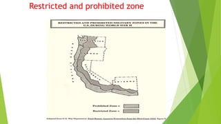 Restricted and prohibited zone
 