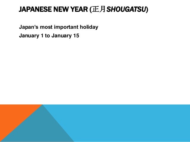 Japanese New Year