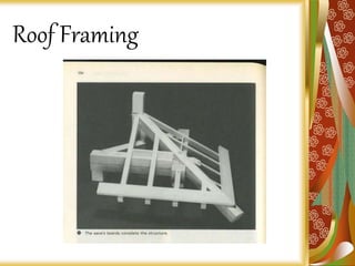 Roof Framing
 