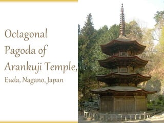 Octagonal
Pagoda of
Arankuji Temple,
Euda, Nagano, Japan
 