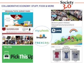 takeaway home cooked meals
COLLABORATIVE ECONOMY: STUFF, FOOD & MORE
 