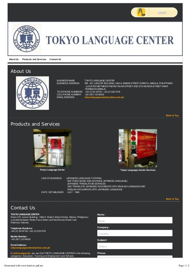 Japanese translation services tokyo language center
