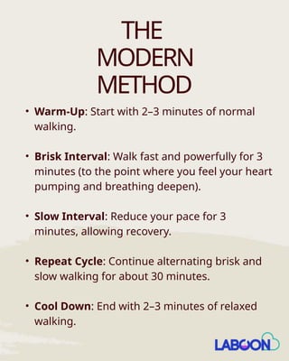 Japanese Walking Method: Simple Steps to Better Health & Fitness | PPTX