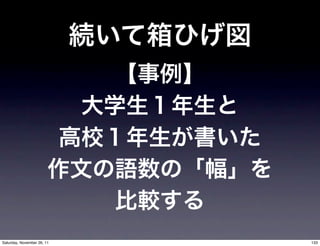 Saturday, November 26, 11   133
 