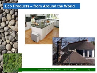 Eco Products – from Around the World 