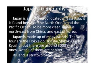 Japan’S Geography