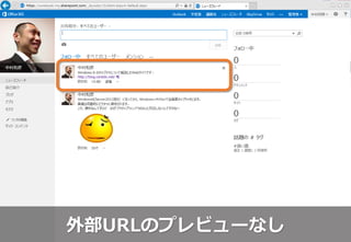 外部URLのプレビューなし
 