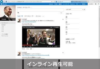 インライン再生可能
 