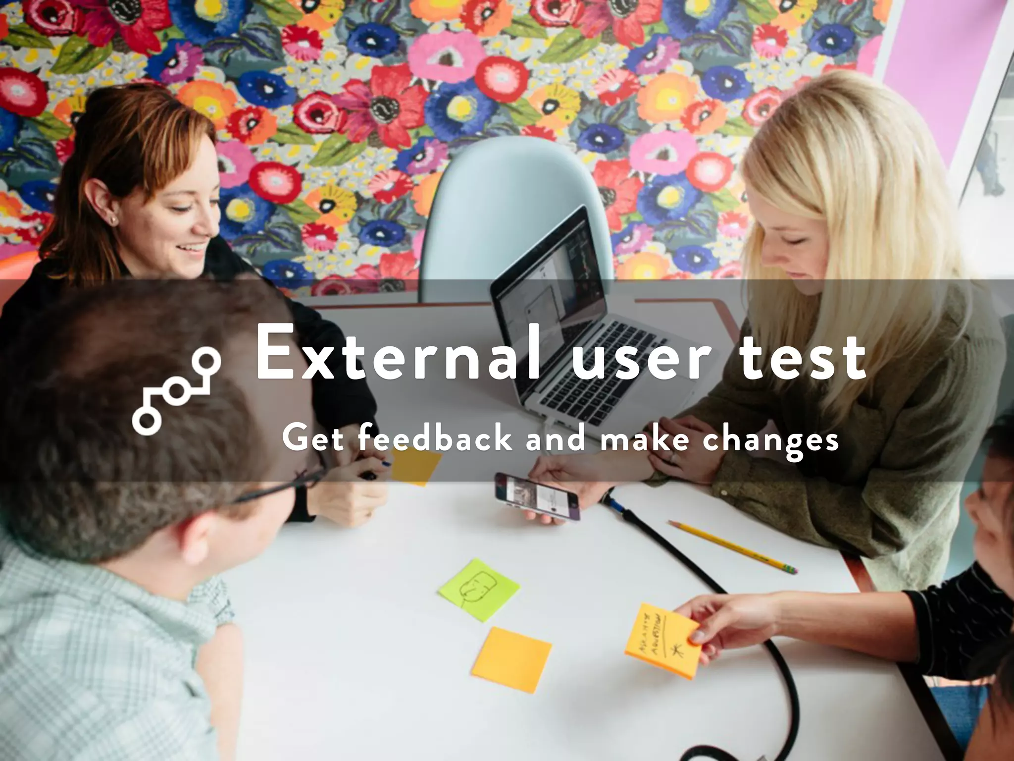 External user test 
Get feedback and make changes 
 