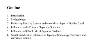 Japans University Ranking System.pptx | College Planning | College ...