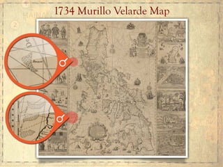 1734 Murillo Velarde Map
 