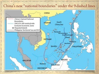 China’s new “national boundaries” under the 9-dashed lines
 