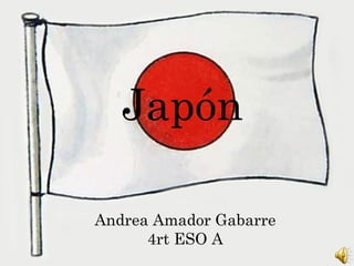 Andrea Amador Gabarre 4rt ESO A Japón 