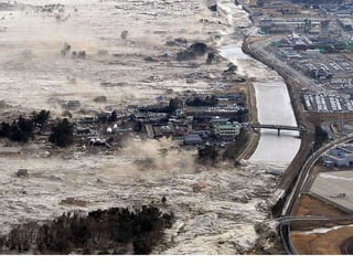 Cidade de Natori, província de Myiagi, no Norte do Japão (11/03/2011) 