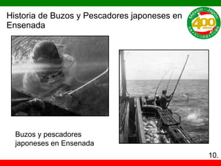 Historia de Buzos y Pescadores japoneses en Ensenada Buzos y pescadores japoneses en Ensenada 10. 