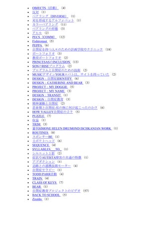 ? OBJECTSӣ 4
?  1
? ڥ󥰣DIVERSE 1
? γɤ륢ե٥å 1
? `ڥ 11
? ڥ󥰤ΑB 3
? ҥ 2
? PECSCOMM 12
? Fishtronaut 5
? PEPPA 6
? ]֢֤ˡΤӋѧУ䥯˥å 18
? ݩ`ȥեꥪ 3
? ݩ`ȥեꥪ 2
? PRINCESASINCLUSION 13
? SONRISEץ 2
? ץ]֢Τμg 2
? MUSICǥYOURХȤϡȤ֤äƤ 2
? DESIGN]֢IDENTITY 6
? DESIGNCATHERINE AND BEAR 3
? PROJECTMY DOGGIE 5
? PROJECTMY NAME 3
? DESIGNTRANSIT 1
? DESIGN]֢ 3
? \Ӥ]֢ 2
? ˼ڤ]֢-˽˺Τ𤳤äΤ 6
? HOW VALLEY]֢ӣ 5
? PUZZLE 7
?  1
? TRIM 3
? SIMONE HELEN DRUMOND ISCHKANIAN WORK 1
? ROUTINES 8
? ݥ󥵩`BE 1
? ݥƥȥإå 6
? SEQUENCE 4
? SYLLABLES___TO_ 1
? 륨åȤӰ 2
? ֢״AUTISTAϺιͨ؏ 1
? ֥ 1
? ׷EȤBЯg`` 4
? ]֢ԩ` 1
? TODD PARR 4
? TRAIN 4
? CLASS OF KEYS 7
? BEAR 1
? ]֢ץȤΥӥǥ 57
? BACK TO SCHOOL 5
? Ziraldo 1
 