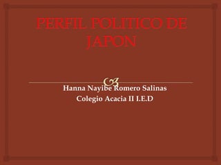 Hanna Nayibe Romero Salinas
Colegio Acacia II I.E.D
 