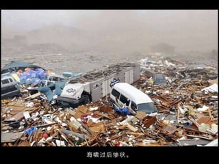 海啸过后惨状。 