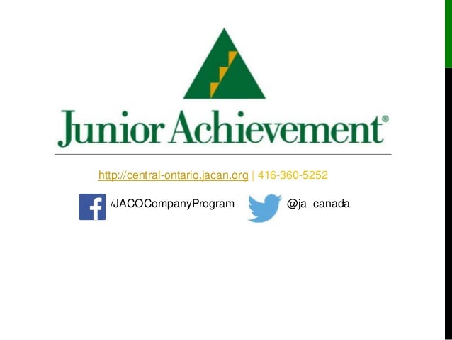 Junior Achievement Promotional Presentation