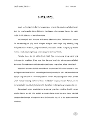 Jarak Antara Hati Kita 4 2 Kumpulan Cerpen Oleh Tiga Orang Dengan