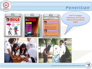 Staff TU sekaligus
Mahasiswa di S2 Sanata
Dharma Jurusan Bahasa
        Inggris
 