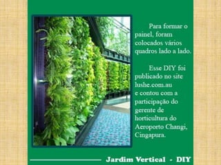 DIY - Jardim vertical