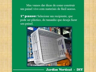 DIY - Jardim vertical
