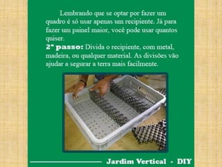 DIY - Jardim vertical