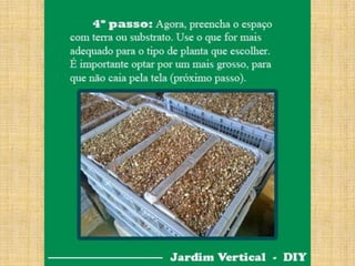 DIY - Jardim vertical